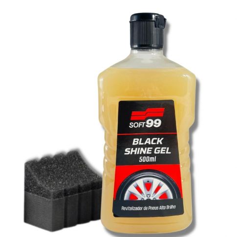 Revitalizador de Pneus Soft99 Black Shine Gel - 500ml - CarXparts